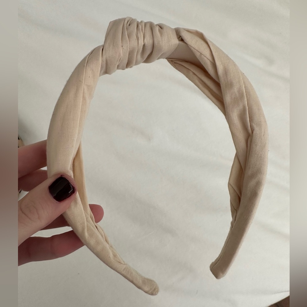 J. Crew Soft Beige Headband - Picture 4 of 5